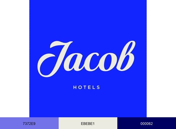 JACOB Hotels brand color palette