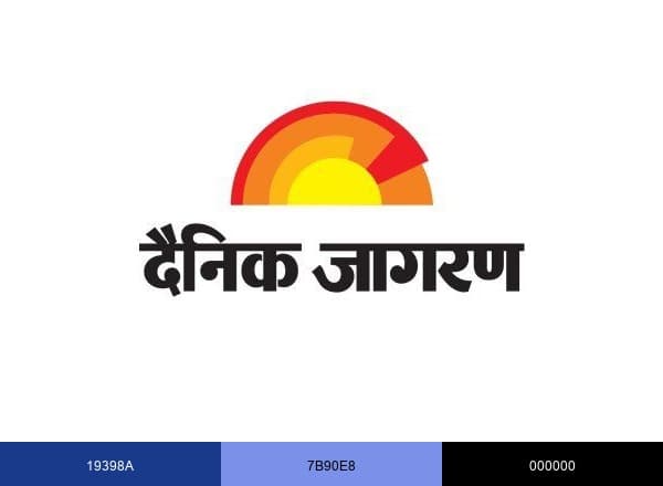 Dainik Jagran brand color palette