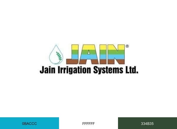Jain Irrigation brand color palette