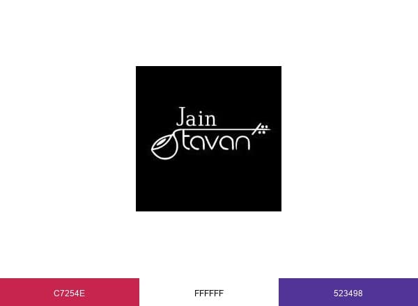 Jain Stavan Lyrics Website brand color palette