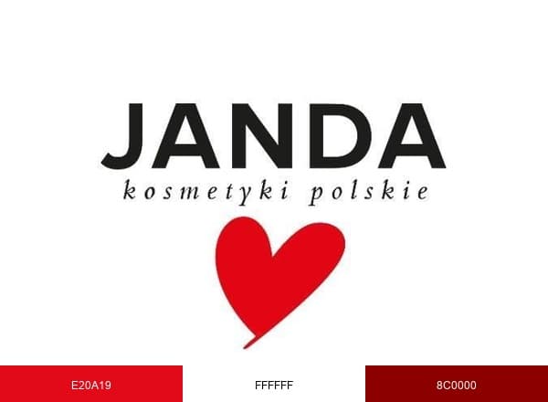 Janda brand color palette