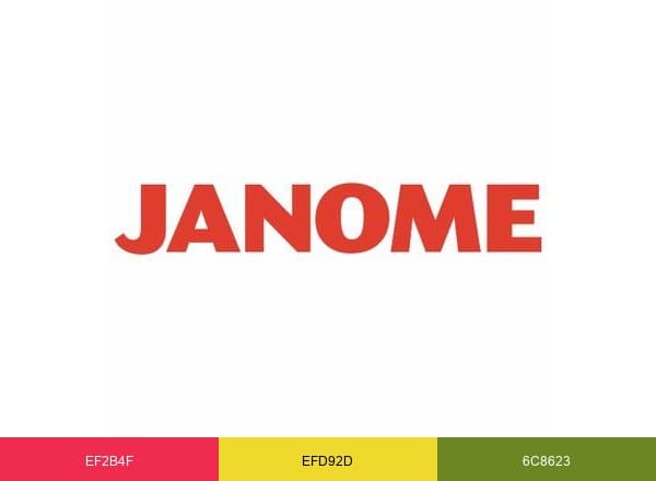 Janome brand color palette