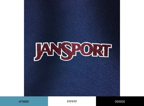 JanSport brand color palette