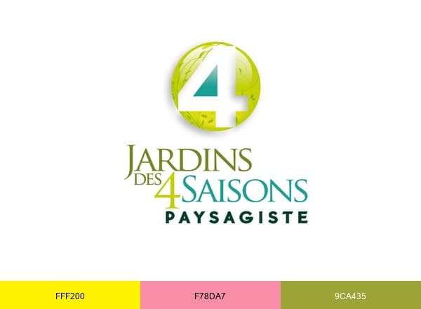 JARDINS DES 4 SAISONS brand color palette