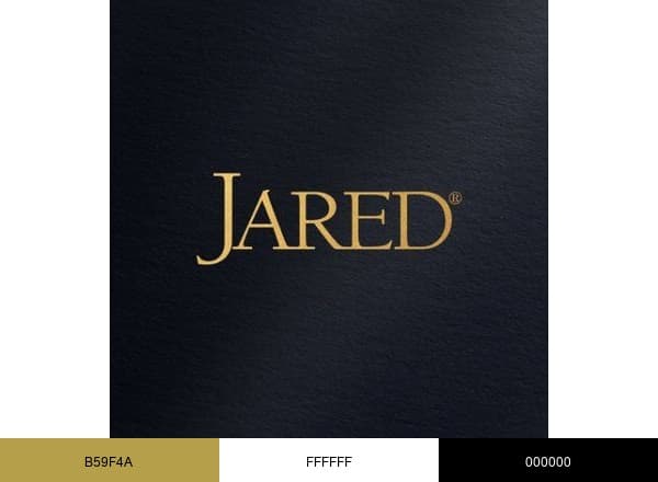 Jared brand color palette