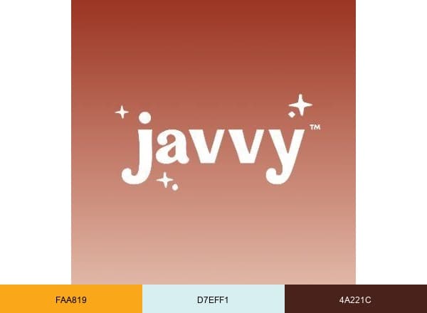 Javvy Coffee brand color palette