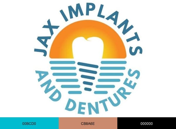 Jax Implants and Dentures brand color palette