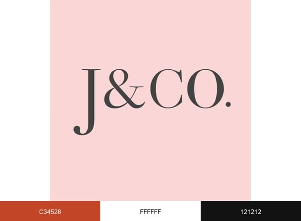 Jcojewellery brand color palette