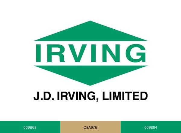 J.D. Irving brand color palette