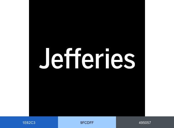 Jefferies Financial Group brand color palette