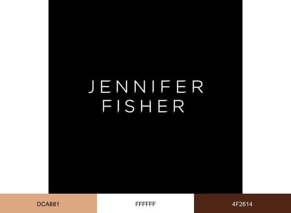 Jennifer Fisher Jewelry brand color palette