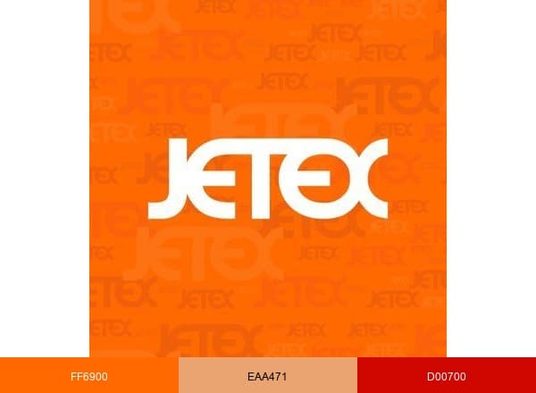 Jetex brand color palette