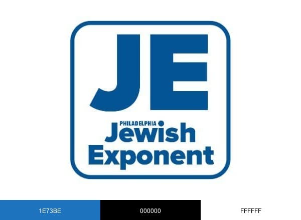 Jewish Exponent brand color palette