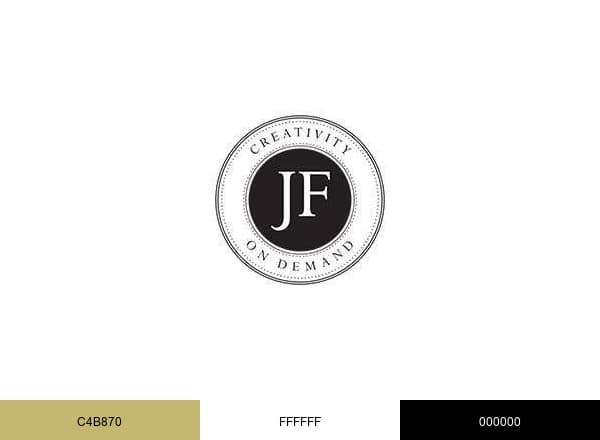 JF Fabrics brand color palette