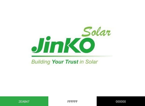 JinkoSolar brand color palette