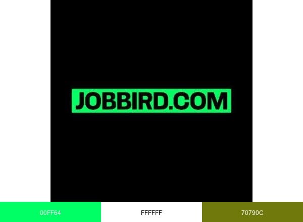 Jobbird.com brand color palette