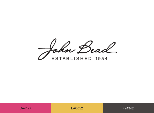 John Bead Corporation Ltd. brand color palette