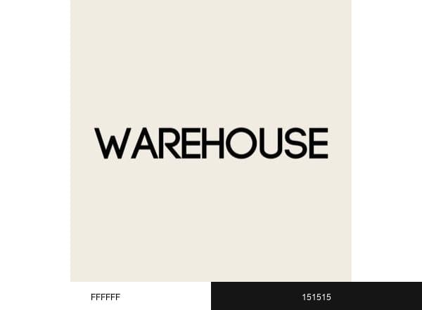 Warehouse brand color palette