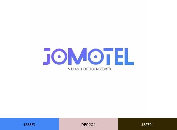Jomotel Hotels brand color palette
