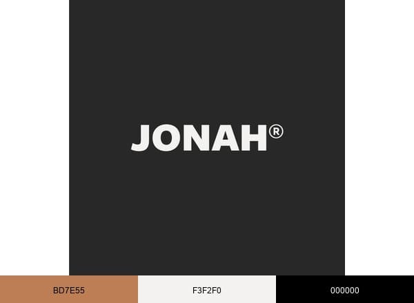 JONAH brand color palette