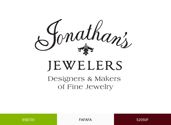 Jonathan's Jewelers brand color palette