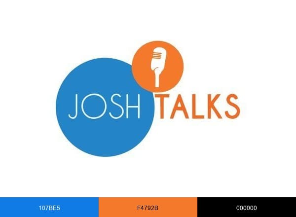 Josh Talks brand color palette