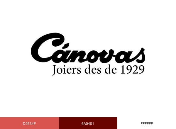 Joieria Cánovas brand color palette