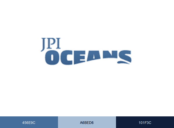 JPI Oceans brand color palette