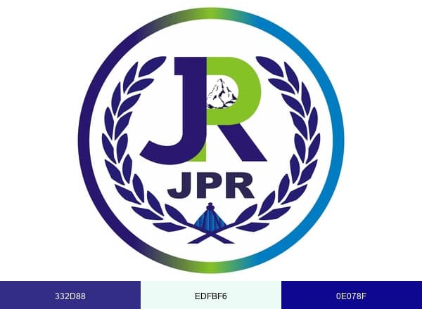 JPR Nursing brand color palette
