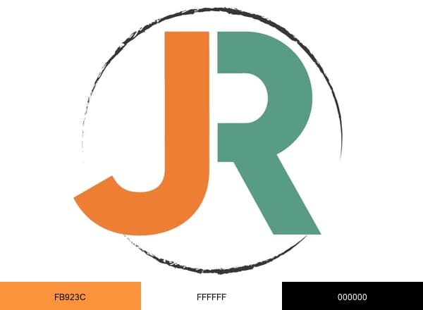 JR Supermercats brand color palette