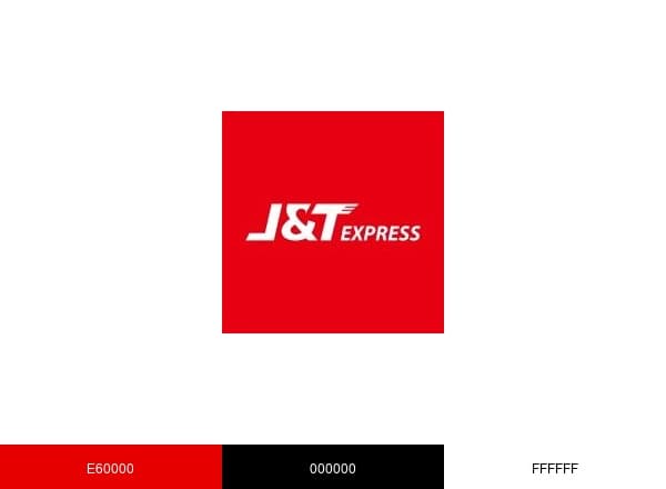 J&T Express brand color palette
