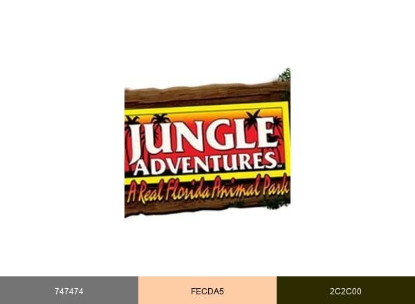 Jungle Adventures brand color palette