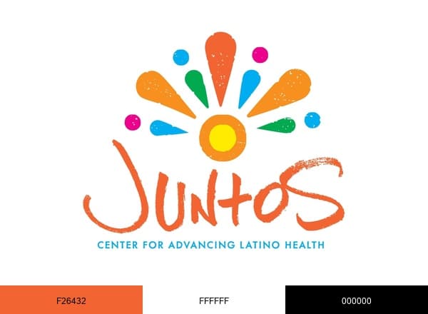 Juntos Center for Advancing Latino Health brand color palette