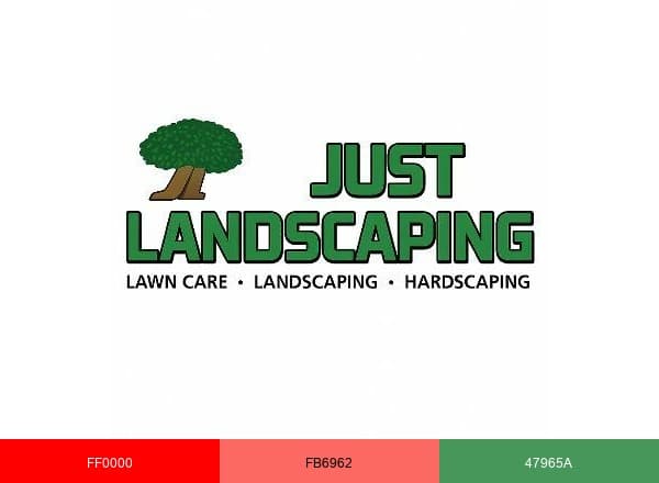 Just Landscaping brand color palette