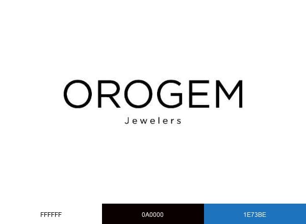 Orogem Jewelers brand color palette