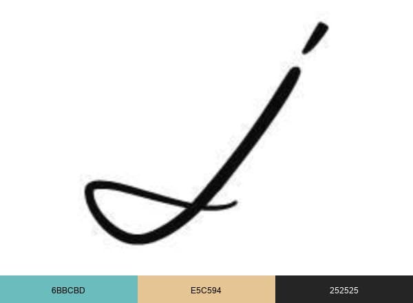 Juxtapose Gallery brand color palette