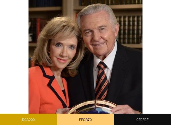 Jack Van Impe Min. brand color palette