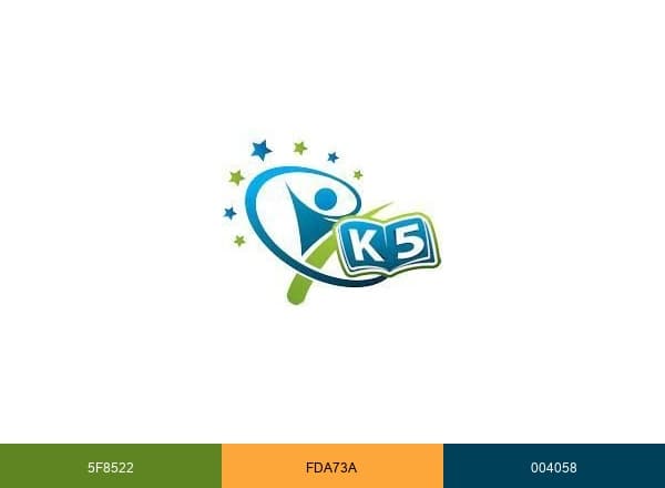 K5 Learning brand color palette