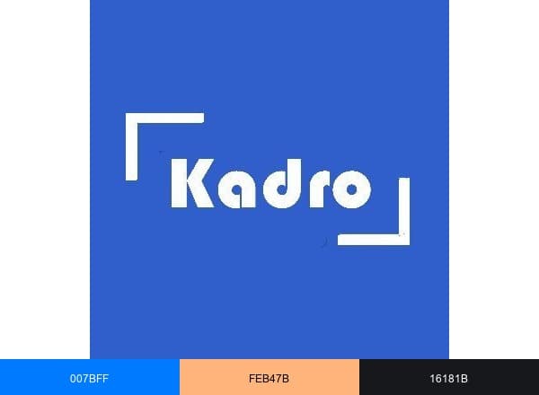 کادرو brand color palette