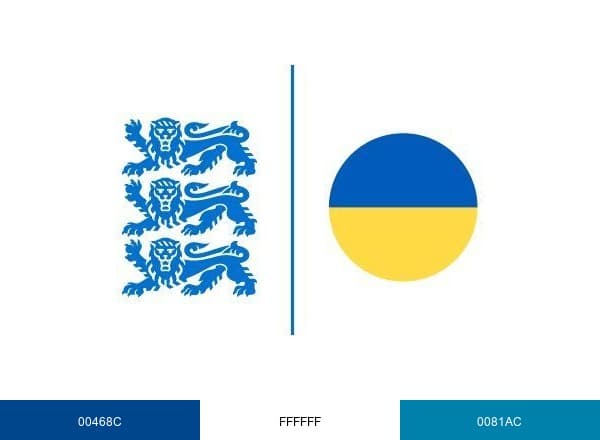MoD Estonia brand color palette