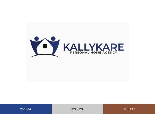 Kallykare Personal Home Agency brand color palette