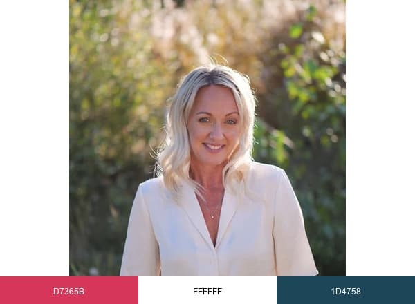 Karen Martel Women's Hormone Specialist brand color palette