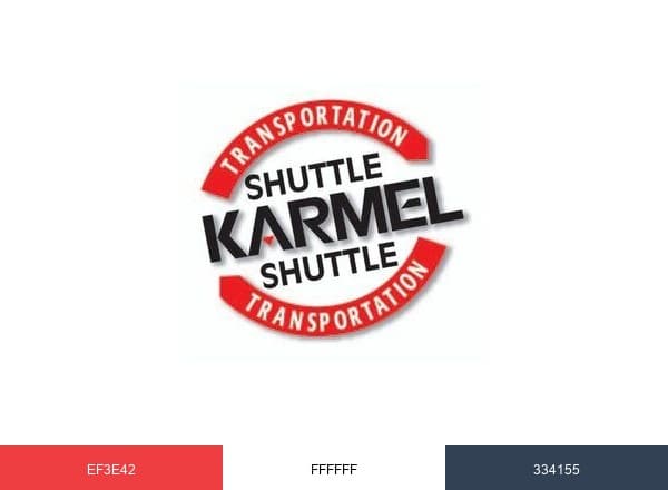 Karmel Shuttle Service brand color palette