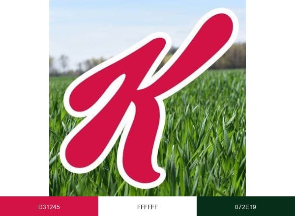 Kellogg's brand color palette
