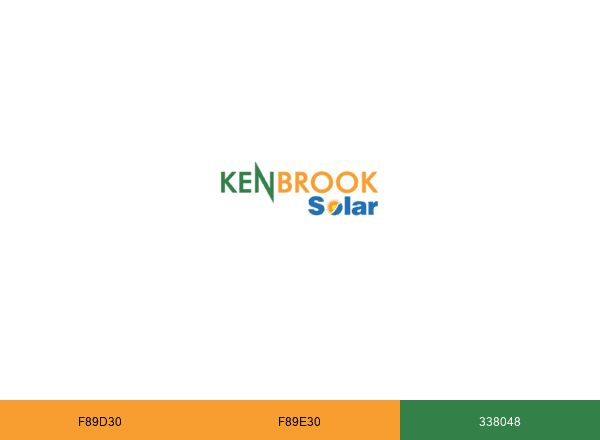 Kenbrook Solar brand color palette