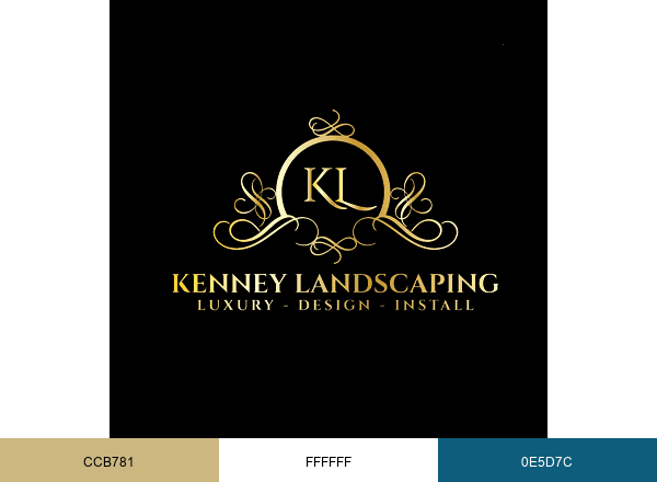 Kenney Landscaping brand color palette