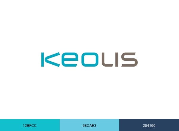 Keolis Belgium brand color palette