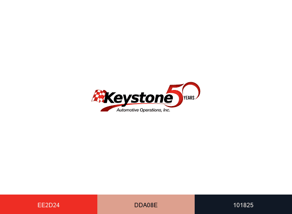 Keystone Automotive Operations, Inc. brand color palette