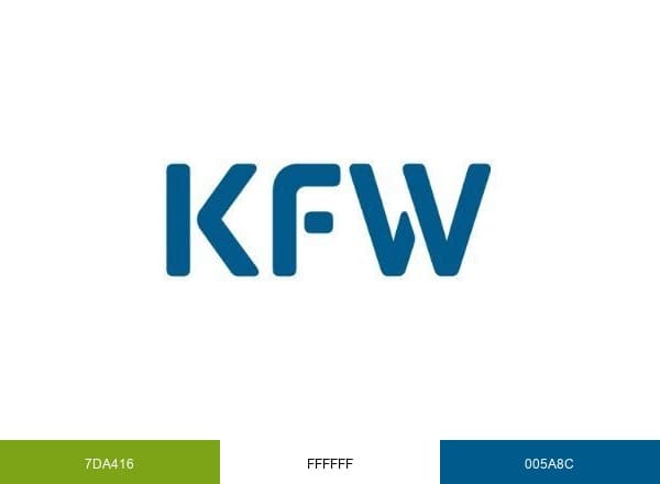 KfW brand color palette