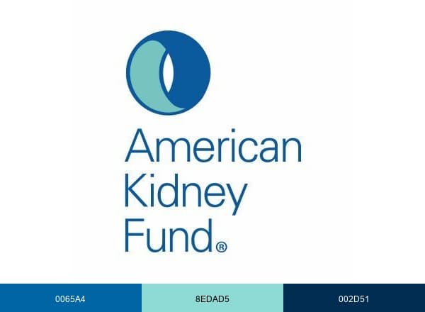 American Kidney Fund brand color palette